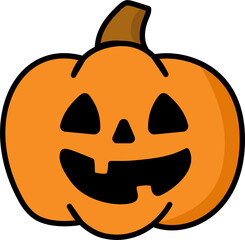 Halloween pumpkin jack o lantern