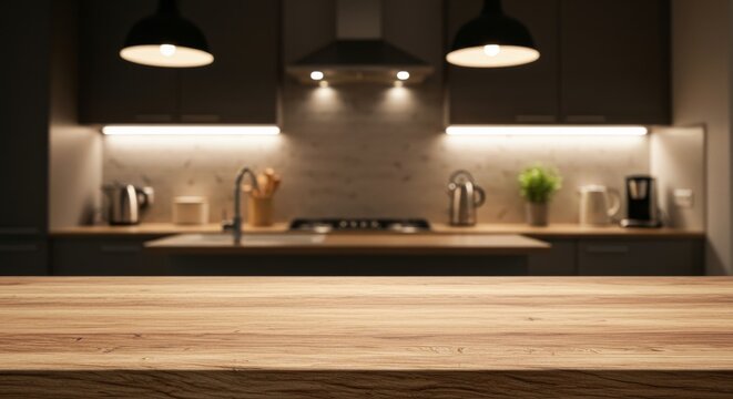 modern kitchen interior, Ai generate, Ai generative

