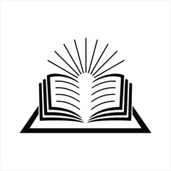book logo template design