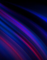 Fototapeta premium Abstract flowing lines of vibrant blue and red hues