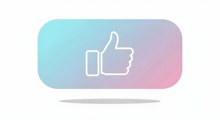 Obraz premium like icon 3d