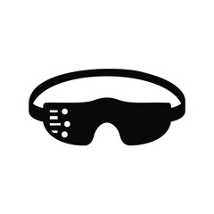 Futuristic ai virtual reality goggles for immersive digital experiences and technological advancement