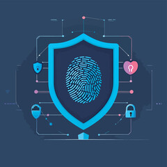 Cyber Security & Protection Icon Set
