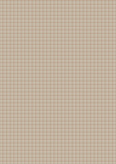 Plaid fabric pattern, blue, brown, cream, seamless for textiles, and for designing clothes, skirts or decorative fabrics. Vector illustration.