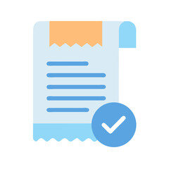 Approved document receipt with a positive confirmation checkmark