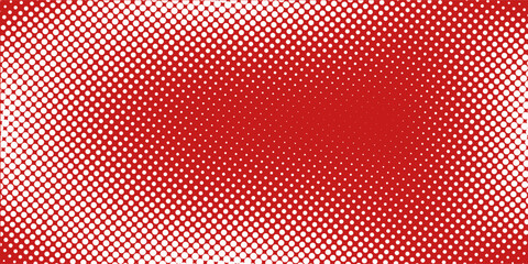 Obraz premium Vintage polka dots white and red pattern, colorful background - vector abstract background