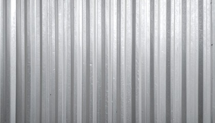 Obraz premium Vertical Ribbed Metal Texture In Shades Of Gray Illustrating Industrial Design