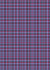 Plaid fabric pattern, blue, brown, cream, seamless for textiles, and for designing clothes, skirts or decorative fabrics. Vector illustration.