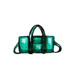 This elegant green handbag features black handles and a sleek design, perfect for various occasions. It embodies a blend of style and functionality, showcasing modern trends.