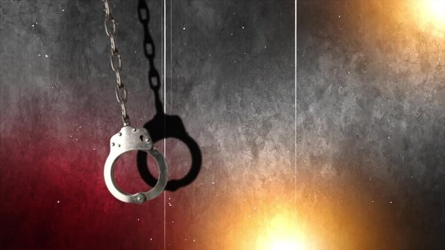 hand culf, handing handculf, chain 