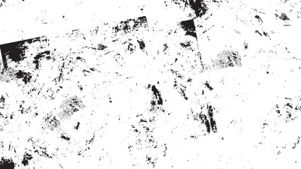Grunge textured surface of old concrete wall in black and white style. Abstract vintage black and white grunge background concrete texture