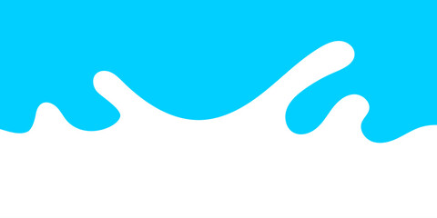 milk splash, milk simple shape for banner background, milk waves, milk splashes for advertising dairy products