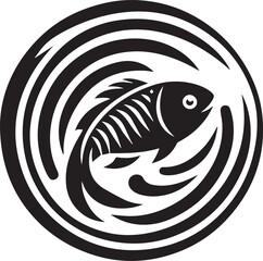 Black Minimalist Animals Silhouettes Icons