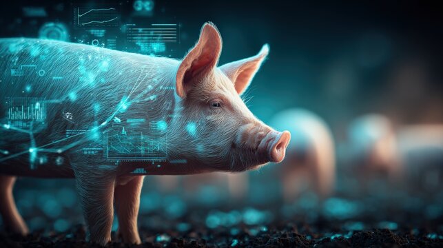 Digital Pig Farming: Modern Agriculture with Technology and Data Analysis for Livestock Management