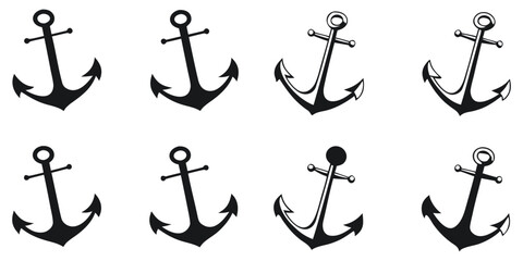 Captivating collection of nautical anchors offers timeless maritime charm and stability for your designs
