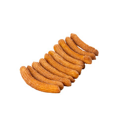 Churros coated with Cinnamon Sugar on a Transparent PNG Background