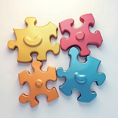 Connecting Puzzle Pieces for a Colorful Solution Concept