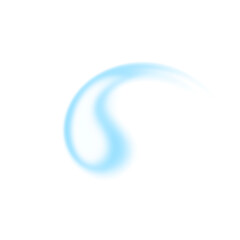 Blue Shine Droplet Effect