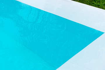 Picture of a swimming pool by the sea