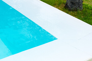 Picture of a swimming pool by the sea