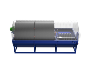 Large Industrial Heat Exchange Coil System 3D Render - Isolated, Modern, High-Resolution Technical Equipment for HVAC, Thermal Storage, and Engineering Projects on Transparent PNG Background.