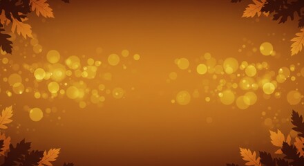 Autumn Thanksgiving Wallpaper for Copy Space