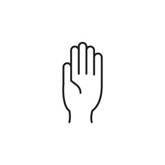 Stop icon Isolated flat vector in outline vector illustration for web and app..eps