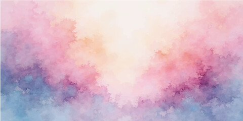 Fototapeta premium Abstract colourful watercolour background with texture and vibrant pastel colours