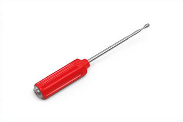 3D_realistic_screwdriver_Phillips_cross_head_red_handle