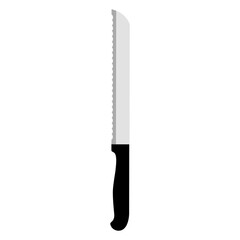 vector illustration of a knife