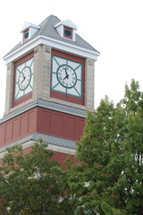 Historic Clock Tower in Downtown Olathe, Kansas