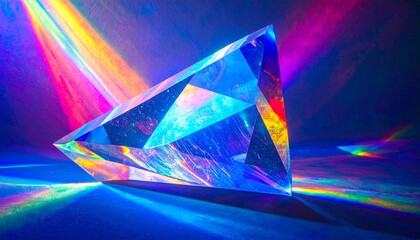 Prism Refraction Light Dispersion and Colorful Spectra - Firefly Crystal