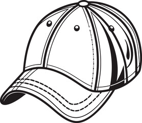 baseball cap vector illustration
