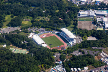町田ギオンスタジアムを空撮