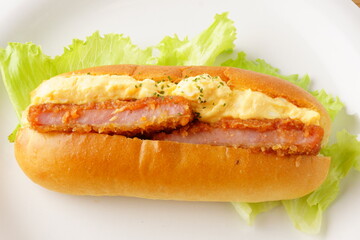 ハムカツドッグ