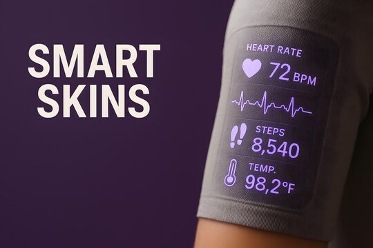 Advanced Smart Wearable Skin with Biometric Sensors for Health Monitoring