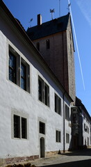 Historical City Hall in the Old Town of Bad Gandersheim, Lower Saxony