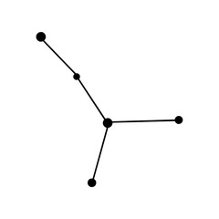 sun moon star and hand illustration