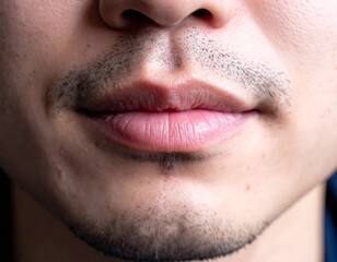 Fototapeta premium 男性の唇