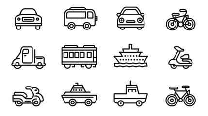 Transportation Modes Cars, Buses, Bikes, Scooters, Trains, Boats, and More!