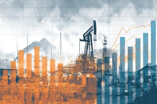 Oil industry & financial growth - Powered by Adobe