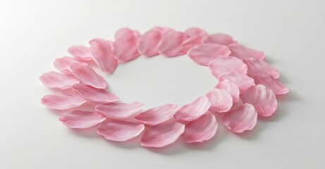 Obraz premium pink rose petals