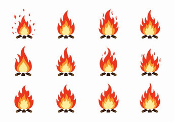 Colorful toy boats collection for nautical themed design