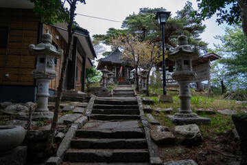 仙台の松島の風景が見られる多聞山の毘沙門堂