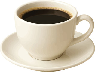 3D Coffee Cup Isolated