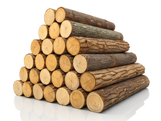 Stack of Cut Wood Logs