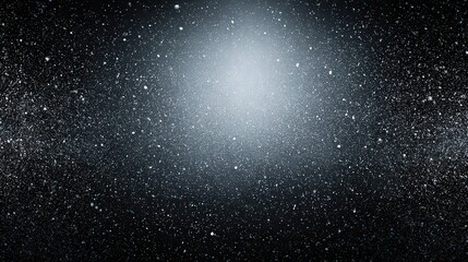Abstract Dark Background With Glittering Dots