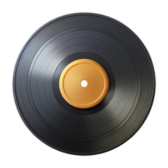 Obraz premium old vinyl record isolated on white