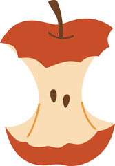 Apple Core Waste for Composting