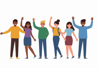 Obraz premium Cowboy riding horses in various action poses